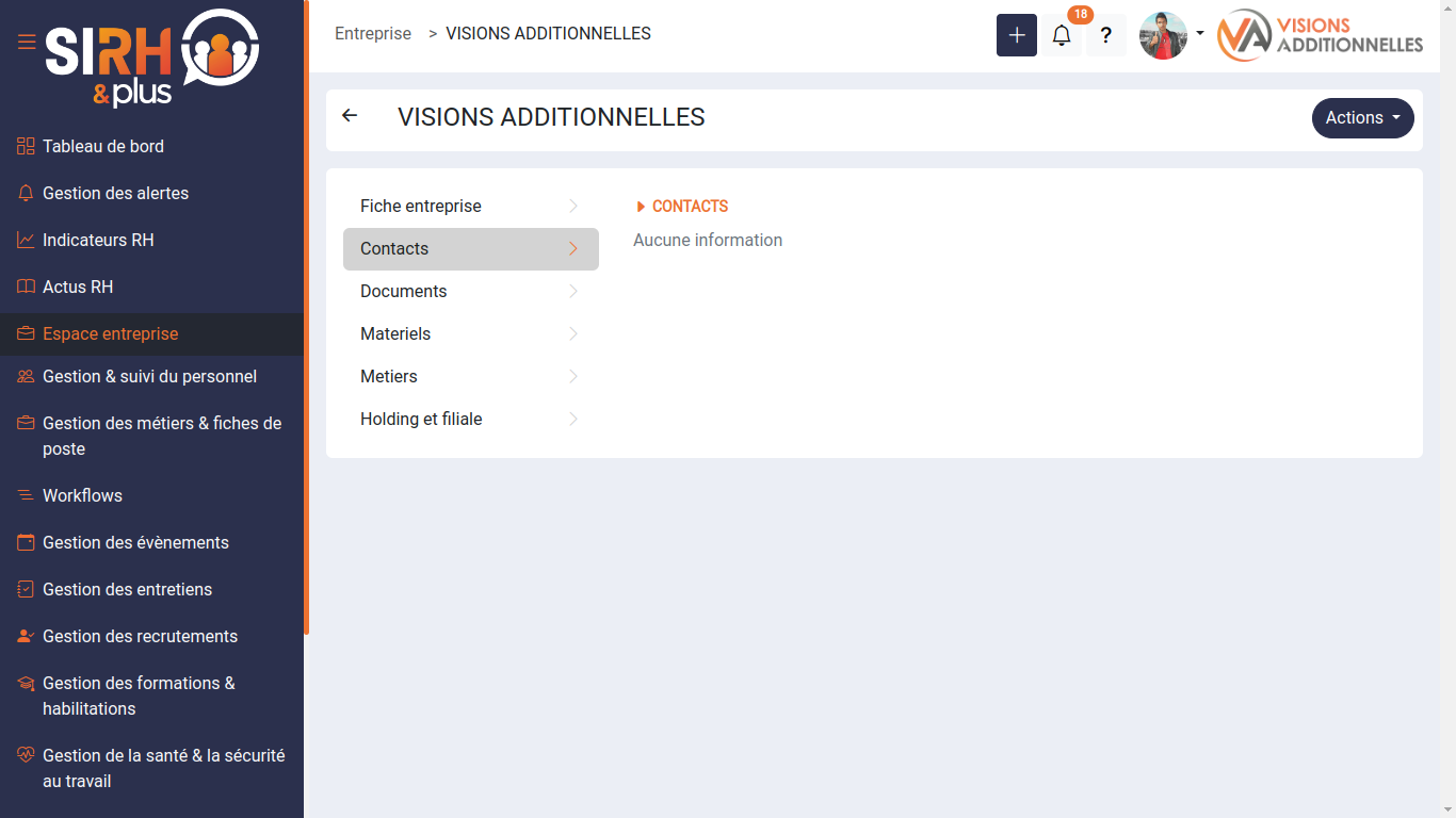 Espace Entreprise